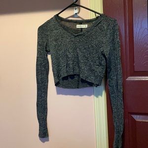 Black/gray long sleeve from Abercrombie&Fitch, xs